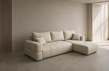 Ugaone garniture: Modularna ugaona sofa sa ležernim, modernim dizajnom - Ugaona — 1