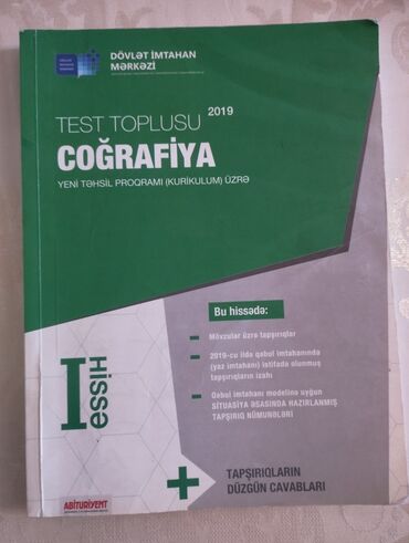 coğrafiya test toplusu pdf 2023: Coğrafiya test toplusu 1-ci hissə