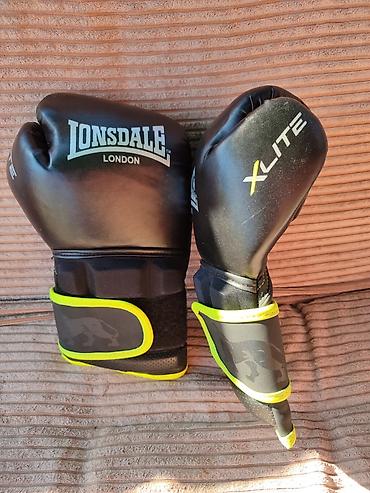 Borilački sportovi: Lonsdale X-Lite bokserske rukavice Black/Lime – NOVE Prodajem nove — 9