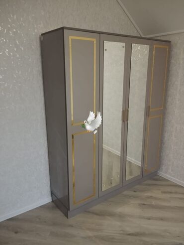 Новый, Прямой шкаф, Гардеробный шкаф