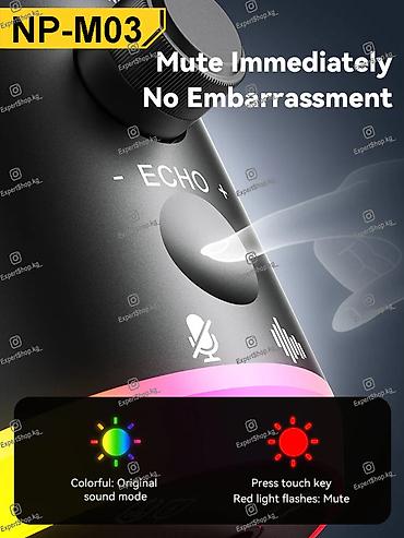 rant ace: Настольный RGB-микрофон NeePho NP-M03 — современный аксессуар для — 10
