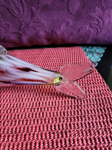 Staro posuđe i escajg: Murano nova figura duvano staklo. iz 60-ih. Duzina. 29,5cm — 11