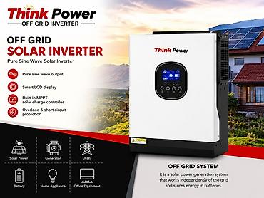 invertor nədir: ⚡ OFF GRID Think Power İnverter Satışı ⚡ 🔋 1KW — 250 AZN 🔋 3.6KW — 450 — 1