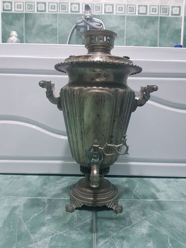 işlənmiş samavar: İşlənmiş Od Samovar, 5 l, Pulsuz çatdırılma