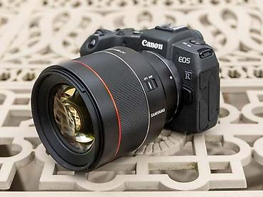canon 85: Samyang AF 85mm f/1.4 RF obyektiv Üzərində - UV filter, Ön və arxa — 1