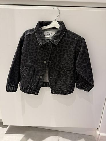 paltar don: ZARA uşaq gödəkçəsi - Model: qısa kəsməli denim gödəkçə - Rəng/naxış — 1