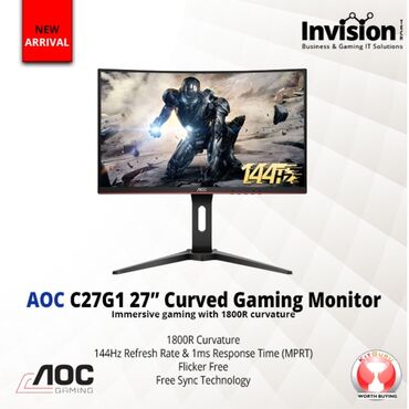 samsung z fold 2: Монитор, AOC, Б/у, 27" - 28"