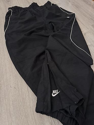 Брюки: Спортивные Мужские брюки, Nike, M, цвет - Черный — 3