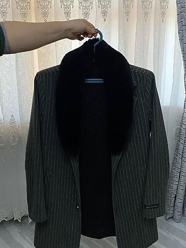 drap palto kisi ucun: Palto, M, rəng - Boz — 1