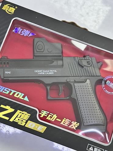 игра автомат с игрушками: Игрушечный пистолет “Desert Eagle” (модель с водяными шариками) - — 3