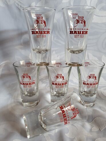 Čaše: Casice nove orig.Bauer za zestoko pice vintaz. italijanske. Puno na lalafo.rs — 3 Čaše: Casice nove orig.Bauer za zestoko pice vintaz. italijanske. Puno — 3