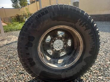 колесо на мини трактор: Дөңгөлөктөр монтажда 270 / 75 / R 15, Winter stud, Колдонулган, Комплект, Жол тандабастар (АТ/МТ), Куйма, тешиктери - 6