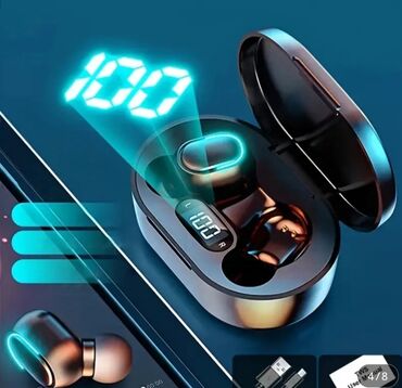Qulaqcıqlar: Yeni Simsiz (Bluetooth) Qulaqcıqlar, 1More, rəng - Qara