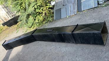 Другие детали вентиляции, охлаждения и отопления: Воздуховоды прямоугольные металлические (черные) - Материал: сталь — 14