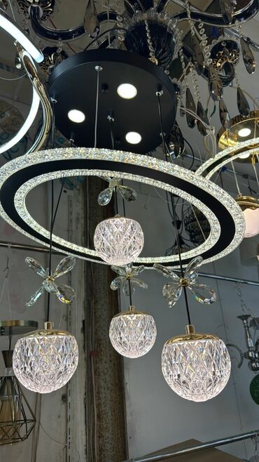 led лампы для маникюра: Led Çılçıraq, 4 və daha çox lampa, Metal