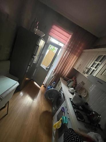 ev menzil: 1 otaqlı mənzil – tam mebel və məişət texnikası ilə Plan: - 1 yataq — 3