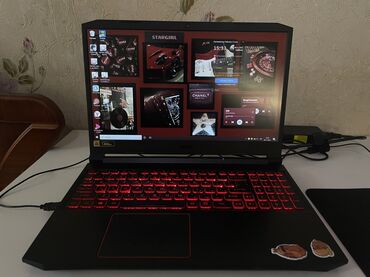 купить игровой ноутбук: Ноутбук, Acer, 12 ГБ ОЭТ, AMD Ryzen 5, 15.6 ", Колдонулган, Оюндар үчүн, эс тутум SSD