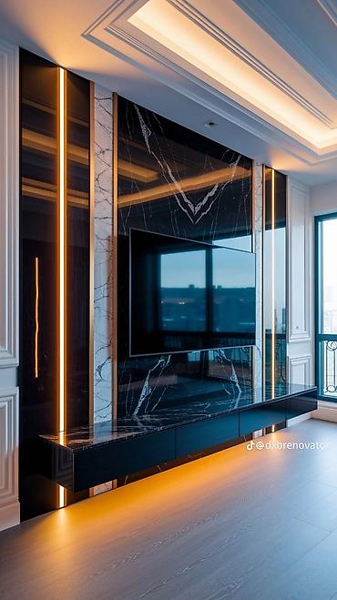 Работы по обшивке: Панельные стены и встроенные решения под ключ для интерьера - Дизайн — 33