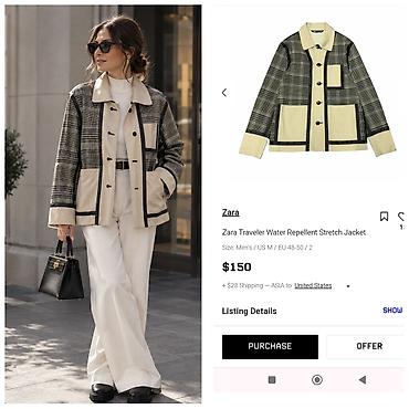 pidjak: ZARA. Новый водоотталкивающий пиджак. Размер М-Л. Продаю за 20 ман — 1