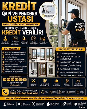 qapın: Qapı və pəncərə ustası Bütün kateqoriyalar • Xidmətlər və biznes • — 1