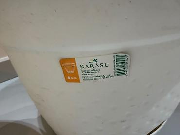 gozel agac sekilleri: Ağ rəngli plastik çiçək qabları – Karasu - Həcmi: 15.3 litr uc — 3