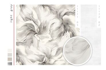 балет бриллиант бумага: Страна производства: Россия, Вид принта: Цветы, цвет - Серый, Новые