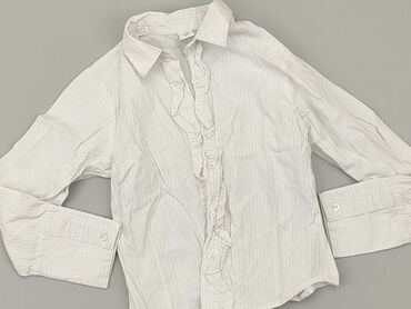 koszula reserved: Shirt 9 years, condition - Fair, pattern - Monochromatic, color - White