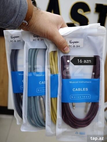 Kabellər, adapterlər: Kabel RC-F1 Musiqi alətləri kabeli RC-F1M SES KABELI Gitara kabeli — 9