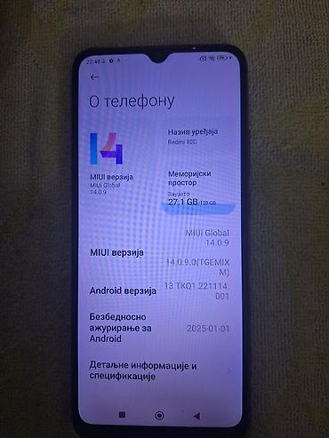 Xiaomi: Xiaomi Redmi 10C, 128 GB, bоја - Crna na lalafo.rs — 1 Xiaomi: Xiaomi Redmi 10C, 128 GB, bоја - Crna — 1