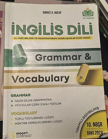 Məhsul: İngilis dili üzrə tədris vəsaiti – “Qrammatika ; Vocabulary”