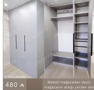 3 faza generator: Yeni, 3 qapılı Düz dolab, Qarderob, paltar dolabı