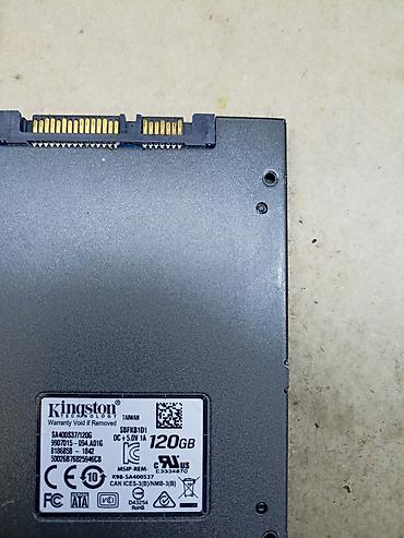 SSD diskləri: Kingston 2.5" SATA SSD – 120GB - Model: Kingston Technology, 2.5 düym — 1