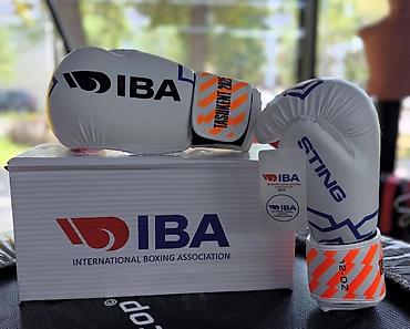nike tech flece: Ноксерские перчатки IBA STING,12oz лимитированная серия Tashkent 2024 — 1
