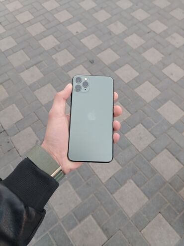 azerbaycan iphone 11: IPhone 11 Pro Max, 64 GB, Yaşıl, Face ID