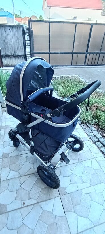 Kolica za bebe: Prodajem decija kolica za decaka. Teget plava — 8