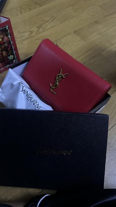 ysl canta: Saint Laurent (YSL) zəncirli çanta - Model: Monogram kateqoriyası, ön — 5