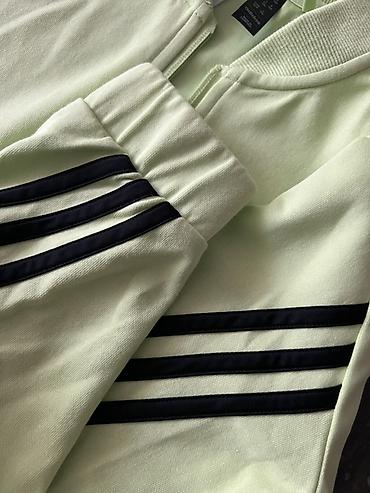 adidas ev geyimleri instagram: Adidas idman dəsti – ceket və şalvar - Rənglər: açıq yaşıl ceket — 6