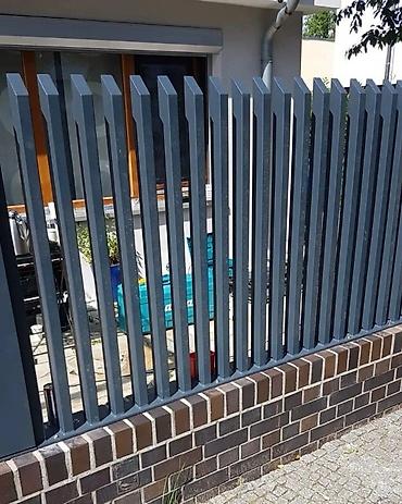 Навесы: Навес из поликарбоната с металлическим каркасом - — 37