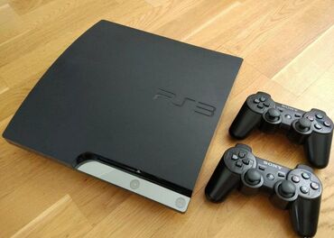 PS4 (Sony PlayStation 4): Sony PS3 Slim 500gb 45игр, 2 джойстика Прошитая! Не клубный! Обмен не