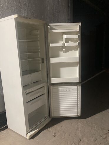 бу холодильник каракол: Муздаткыч Stinol, Колдонулган, Эки камералуу, 60 * 170 * 60