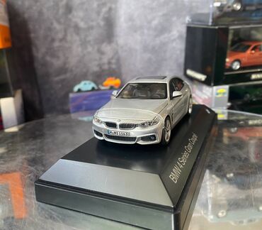 Avtomobil modelləri: Коллекционная модель BMW 4 series F36 Gran Coupe silver 2014 Dealer — 12