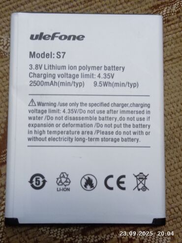 Digər mobil telefonlar: Ulefon S7,ekrani sinib,ehtiytat hisse kimi satiram,unvan M.Ecemi — 8
