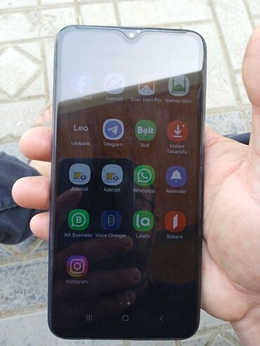 telefonlar 32 s: Samsung A10, 32 GB, rəng - Göy, Sensor