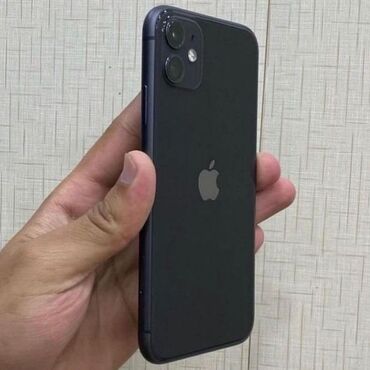 iphone бу телефон: IPhone 11, Б/у, 128 ГБ, Черный, Наушники, Защитное стекло, Чехол, 99 %