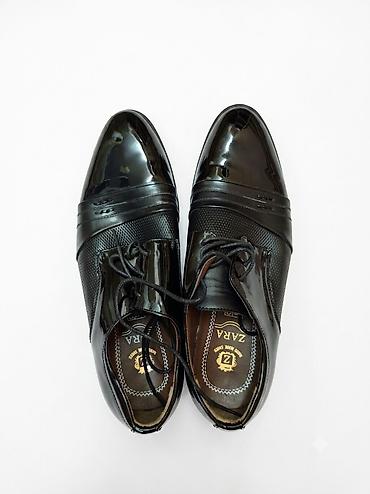 laurel c 35: Мужские туфли, 42, Zara, Б/у, цвет - Черный, Самовывоз, Бесплатная доставка, Платная доставка — 1
