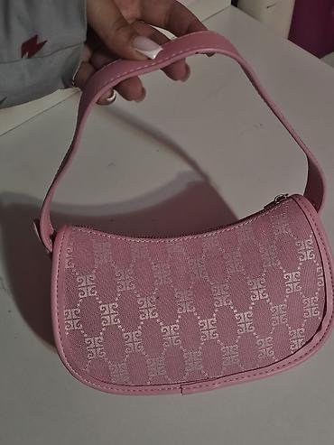hermes deri çanta: Original pierre cardin – açıq çəhrayı rəng - Model: baguette tipli — 4