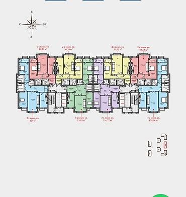 premium development: 2 комнаты, 88 м² — 5