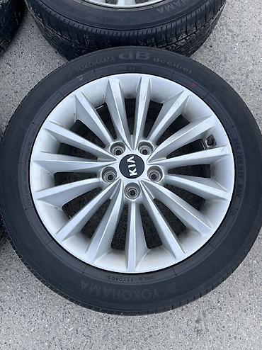 Диски: Литые Диски R 17 Kia, Комплект, отверстий - 5, Б/у — 10