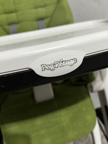 шалаш для детей: Стульчик для кормления, Peg perego, Пластик, Другой вид, цвет - Зеленый