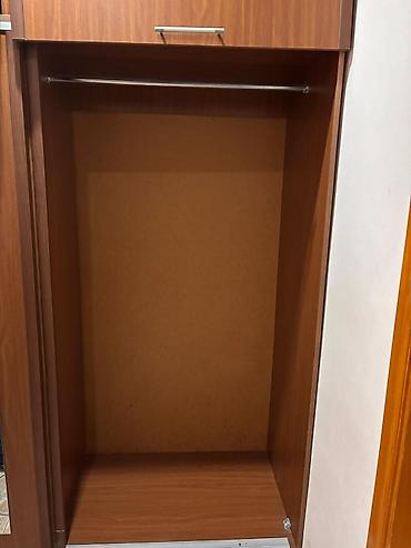 qoz: Sürgülü qapılı paltar şkafı - Material: laminat/LDSP ağac teksturalı — 5